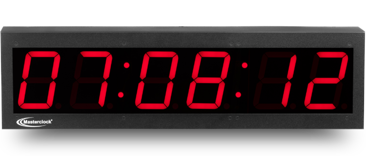 Master clock NTDS46 6 Digit, Clock Display