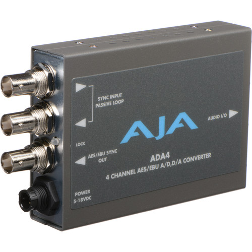 AJA ADA4 4-Channel Bidirectional Audio A/D & D/A Converter