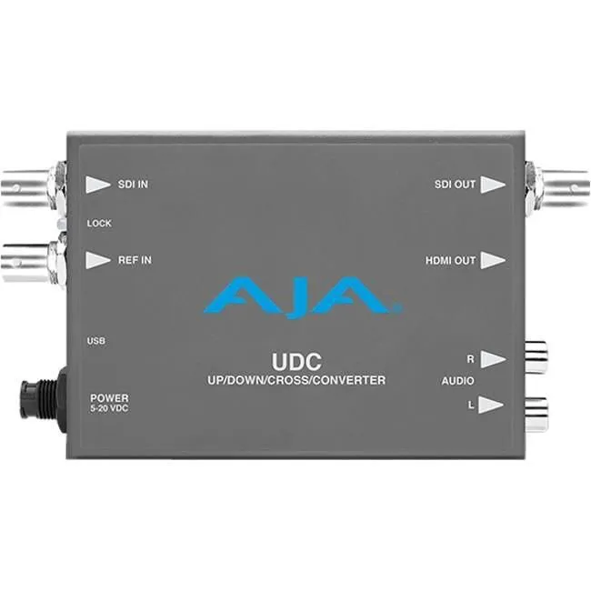 AJA UDC-R0 3G-SDI up, down, cross-conversion, 2-Channel unbalanced audio output